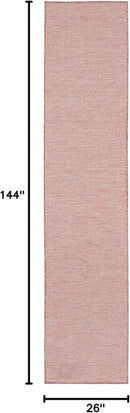 Nourison Home Positano Indoor/Outdoor Rainbow 2'2" x 12' Area Rug, Easy Cleaning, Non Shedding, Bed Room, Living Room, Dining Room, Backyard, Deck, Patio (2x12) by CozyNest Decor