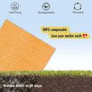 Swedish Dishcloths - 10 Pack Reusable Kitchen Dishcloths - Ultra Absorbent Dish Towels for Washing Dishes - Cellulose Sponge Cloth Cleaning Cloths - Orange by CozyNest Decor