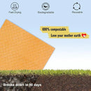 Swedish Dishcloths for Kitchen | 6 Pack Absorbent Cellulose Sponge Cloths Washable | Non-Scratch Reusable Paper Towels Quick Drying Cleaning Cloths - Orange by CozyNest Decor