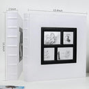 RECUTMS Photo Album Self Adhesive, Magnetic Self-Stick 60 Page Scrapbook Photo Album Black Inner Page for Family Wedding Baby Birthday Christmas Anniversary Holds 3x5 4x6 5x7 6x8 8x10 Photos by TinyTreasures Baby Boutique