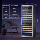 24 Inch Wine Cooler Refrigerator, 179 Bottles Professional Wine Cellars with Powerful Compressor,Quiet Operation and Elegant Design for The Wine Lovers by CozyNest Decor