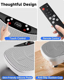 Vibration Plate Exercise Machine, Full Body Shaker Workout Vibration Plate for Lymphatic Drainage Weight Loss, Waver Vibrating Fitness Platform with Resistance Bands, Low Noise Home Fitness for Adults by CozyNest Decor