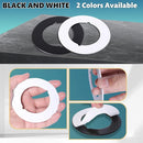 2 Pcs Upgraded Door Knob Plates with Double-Sided Tape –Thick Stainless Steel Scar Plates for Deadbolts & Knobs, Durable Lock Hole Covers for Fixing Loose Knobs and Damaged Areas(Matte Black) by TinyTreasures Baby Boutique