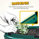 KING BIRD Raised Garden Bed Kit 2025 Upgraded Quick-Setup Galvanized Planter Garden Box Outdoor for Gardening, Vegetables, Flowers, 74x36x12 in, Green 2PCS by GreenHaven Gardens