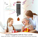 Wind Chime for Outside, 32 inch Aluminium Metal Wind Chimes, Relaxing Soothing Wind Chimes Outdoor, Decoration for Garden, Patio, Yard, Home, Gift for Mother's Day, Birthday(Waterdrop) by CozyNest Decor