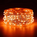RUICHEN Orange Dimmable Fairy Lights Plug in, 99 Ft 300 LED Twinkle String Lights with Remote, Waterproof Silver Wire Firefly Lights for Bedroom, Patio, Yard, Christmas, Halloween, Party by GreenHaven Gardens