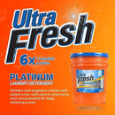 Ultra Fresh Liquid Laundry Detergent, 6X Platinum, 5 Gal, OXY Color Safe Bleach Alt™ - Household Cleaning Supplies and Accessories for Clothing and Fabric Items by CozyNest Decor