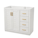 Retro Style Bathroom Vanity, 3 Drawers & Soft Closing Doors by HouseOfZazla