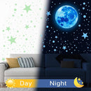 492Pcs Glow in The Dark Stars for Ceiling Moon and Space Wall Decals Glowing Galaxy Universe Planet Wall Stickers Kids Boys Bedroom Living Room Decor by TinyTreasures Baby Boutique