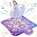 Dance Mat for 3-12 Year Old Girls, Frozen Dance Pad with Wireless Bluetooth, Purple Electronic Music Princess Toys Birthday for Kids and Toddlers Ages 3 4 5 6 7 8 9 10 + by TinyTreasures Baby Boutique