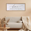 Home The Story of Who We Are Sign Farmhouse Family Wall Decor 32x12 Inch Plaque Wood Framed Art for Hanging (Wood) by CozyNest Decor