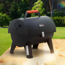 Royal Gourmet CC1619 Portable Tabletop Charcoal Grill, Convertible Lid-to-Grill Zone, Outdoor Compact Barrel BBQ Grill with 217 Sq. In. Grilling Space for Backyard, Patio and Parties, Black by GreenHaven Gardens
