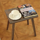 AWASEN Side Table, Small Wood End Table Living Room, Mini Bed Side Table Modern Accent Nightstand with Solid Wood for Bedroom Office Small Spaces, Rustic Brown by CozyNest Decor