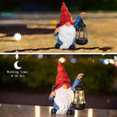 Garden Gnome Statue Solar Light Outdoor Decorations Figurine with Lantern Led Shovel Sculpture Lawn Patio Yard Porch Outside Christmas Housewarming Gifts for Women Mother's Day Grandma by CozyNest Decor