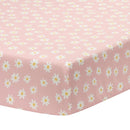 Lambs & Ivy Daisy Dreams 3-Piece Crib Bedding Set - Pink, White, Modern, Garden by TinyTreasures Baby Boutique