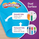 Colorations DSBB Bright Blue Dual Surface Paper Roll 36" x 1000' (1 Roll) by TinyTreasures Baby Boutique