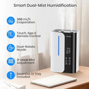 Cool Mist Humidifiers for Bedroom and Plants & Baby, Top Fill 5L Large Room Smart Humidifier for Home Nursery, 28 dB Quiet 50H Runtime Bedroom humidifier with Essential Oils by TinyTreasures Baby Boutique