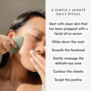 Mount Lai Rose Quartz Gua Sha Facial Tool – The Stone of Graceful Radiance – 100% Genuine Rose Quartz Stone Face Sculpting Tool for Lymphatic Drainage, Puffiness Reduction & Graceful Beauty by CozyNest Decor