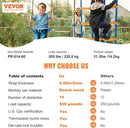 VEVOR Ninja Warrior Obstacle Course for Kids, 2 x 60 ft Weatherproof Slacklines, 500lbs Weight Capacity Monkey Line, Outdoor Playset Equipment, Backyard Toys Training Equipment Set with 14 Obstacles by TinyTreasures Baby Boutique