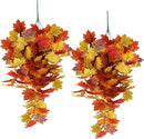 Fall Maple Leaf Hanging Plants Artificial Autumn Leaves Vines Outdoor Autumn Outdoor Decor, Artificial Fall Maple Leaves, Hanging Plants for Autumn Harvest Festival, Fake Plants Indoor(Yellow) by CozyNest Decor