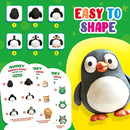 Air Dry Clay Kits for Kids, Arts and Crafts for Kids Ages 8-12, DIY 12 Animals Magic molding Clay Set with Sculpting Tools & Magnets, Modeling Toys for Boys & Girls Ages 4 5 6 7 8+ Years Old by TinyTreasures Baby Boutique