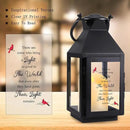Decorative Candle Lanterns (There are Some who Bring a Light so Great to The World) by CozyNest Decor
