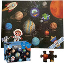 Jumbo Floor Puzzle for Kids, Large Jigsaw Puzzles 35 Piece for Kids Ages 3-5,Preschool Learning & Education Toys, Gifts for 4-8 Year Old Boys and Girls (Solar System Planet) by TinyTreasures Baby Boutique