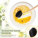16 Pack Dish Brush with Handle Dish Scrubber Brush with Built-in Scraper Kitchen Scrub with Stiff Bristles Long Scrubber for Home Restaurant Pot Sink Washing Cleaning Supplies, Beige by CozyNest Decor