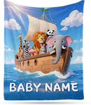 Ship Next Day, Personalized Baby Blanket – Printed in USA, Custom Baby Blanket for Boys & Girls, Baby Blanket with Name, Baby Shower, Easter, Christmas, Birthday Newborn & Toddler Gifts, Baby Gifts by TinyTreasures Baby Boutique