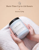 M&SENSE Spring Scented Candle, Jasmine Clean Cotton Soy Wax Large 19.4oz 110 Hour Long Lasting Burning Non Toxic Organic Natural 2 Wick Relaxing Jar Candle for Women by CozyNest Decor