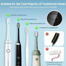 Toothbrush Holder and Cleaner Razor Holder and Dryer Auto Open/Close Cover Rechargeable Wall-Mounted Suitable for Most Toothbrushs by CozyNest Decor