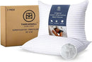 Threadmill Soft Bed Pillows Standard Size Set of 2 | Down Alternative Cooling Bed Pillow for Sleeping | Soft Pillows | 20 x 26 Hotel Pillow, Standard Pillows 2 Pack for Back, Stomach or Side Sleepers by CozyNest Decor