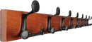 SKOLOO 43-Inch Cherry Wood Coat Rack Wall Mount with 8 Triple Hooks - Ideal for Family Entrances, Classrooms, and Pet Supplies Storage - Perfect Coat Hooks for Wall by CozyNest Decor