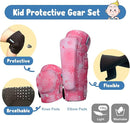 Soft-Style Kids Knee and Elbow Pads with Bike Gloves, Flexible Impact-Resistant Gear for Ages 2-11, Designed for Balance Bikes, Roller-Skating, and Skateboarding by TinyTreasures Baby Boutique