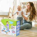 Baby Play Gym Walker Kick and Play Piano Gym Musical Tummy Time Mat for Boys Girls Infant Newborn Gifts (Panda Upgraded) by TinyTreasures Baby Boutique