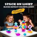 Building Block Sets for Kids 3 4 5 6 Year Old, 30 Pcs Stacking Blocks Toys for Boys Girls, STEM Preschool Learning Activities Educational Light Table Toys Gifts for Toddlers Children by TinyTreasures Baby Boutique