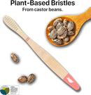 Sea Turtle Plant-Based Bristles, Soft Bamboo Toothbrushes, Individually Sealed for Kids (10 Pack) by TinyTreasures Baby Boutique