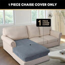 PrinceDeco Velvet Couch Cover for Dogs, Washable L Shaped Couch Cover, 1 Piece, Stone Blue by CozyNest Decor