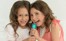 eKids Moana 2 Karaoke Microphone for Kids, Bluetooth Microphone Includes Built-in Music and Light Show, Designed for Fans of Moana Toys by TinyTreasures Baby Boutique