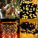Home Lighting 66ft Christmas Decorative Mini Lights, 200 LED Green Wire Fairy Starry String Lights Plug in, 8 Lighting Modes, for Indoor Outdoor Xmas Tree Wedding Party Decoration (Warm White) by TinyTreasures Baby Boutique