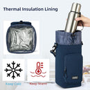 Insulated Water Bottle Carrier Bag with Strap Phone Pocket for 25/32/40/64 oz Tumbler Cup, Water Bottle Holder by TinyTreasures Baby Boutique