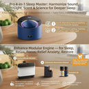 Sound Machine & Soothing Light |Optional Expan. Aroma Diffuser & Schumann Resonance (Add'l Purchase) |Premium Metal Shell with 50+ Calming Sounds System for Sleep, Focus, Relaxation –Adults Kids Baby by CozyNest Decor