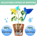 Glass Plant Watering Globes, Flower Watering Globes Self Watering Star Plant Watering Pot, Automatic Multicolored Glass Watering Spray for Everyday Use,3 Pack (B) by GreenHaven Gardens