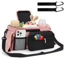 Accmor Universal Stroller Organizer with Insulated Cup Holder Detachable Phone Bag and Shoulder Strap,Stroller Bag Caddy Organizer Fits for Uppababy, Baby Jogger, Britax Strollers by TinyTreasures Baby Boutique