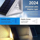 Solar Step Lights Outdoor Waterproof IP67, 6 Pack Solar Powered Stair Light with 3 LEDs, Triangle Solar Deck Light for Outside Garden Patio Yard Front Door, Warm White by GreenHaven Gardens