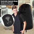 Laundry Bag Backpack, 125L, Extra Large with Shoulder Straps, Adjustable & Extendable Design, Hamper 3 Pockets for Laundromat, College, Travel, Camping by TinyTreasures Baby Boutique