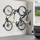 QAQ Swivel Bike Wall Mount, Vertical Bike Rack Garage Holds Up to 66lbs, Bike Hooks for Garage Space-Saving, Easy to Install - 2 Pack by GreenHaven Gardens