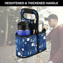 Beautyflier Drink Carrier with Handle for Delivery Reusable Insulated Coffee Cup Carrier Portable Cup Holder with Handle Organizer Tote Bag for Hot & Cold Drinks (2 Cup, Pattern2) by TinyTreasures Baby Boutique
