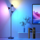 RGBCW Floor Lamp, 36W Bright Color Changing Lamp, Modern Stepless Dimmable LED RGB Floor Lamp with Remote & Touch Control, Standing Lamp for Living Room, Game Room, Bedroom by CozyNest Decor