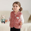Baby Boys Girls Fleece Vest Zip Up Cute Bear Jackets Fuzzy Fall Winter Warm Clothes Newborn Outwear for Toddler Infant by TinyTreasures Baby Boutique